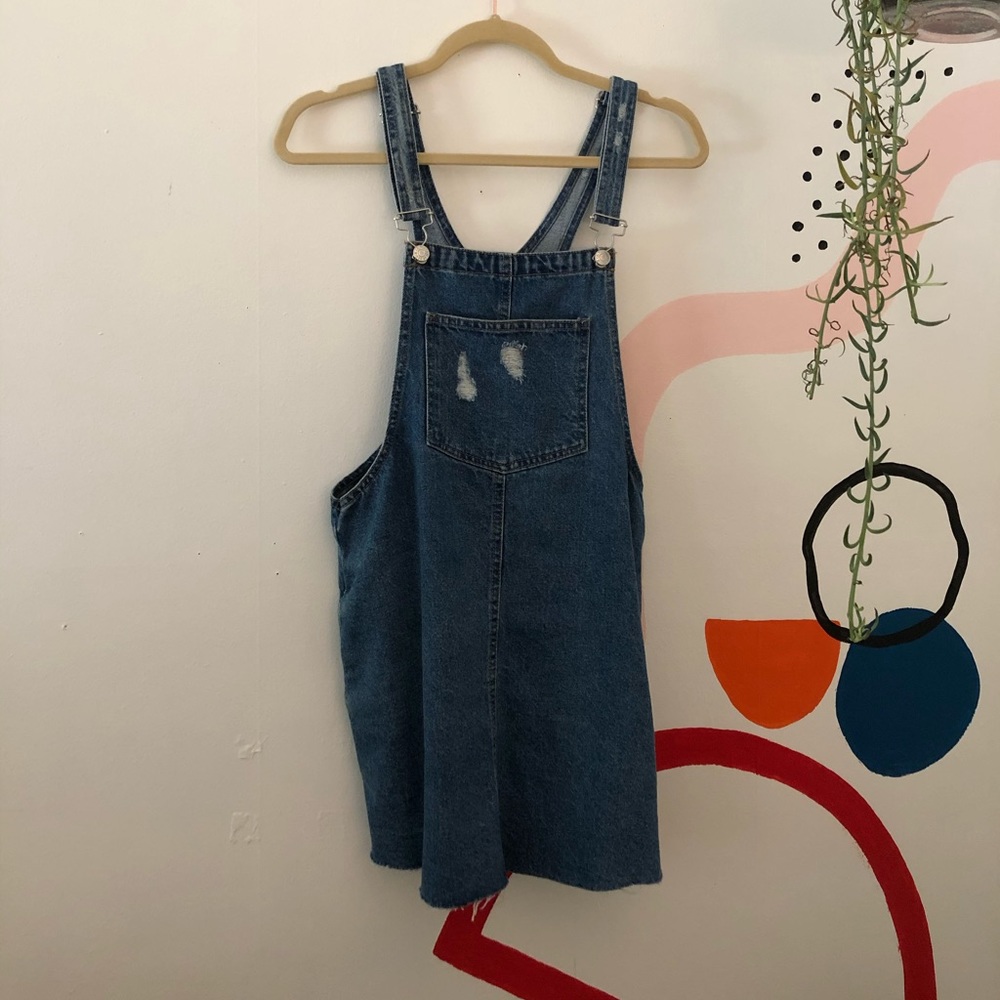 Pull & Bear Denim Overall Dress